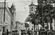 Cars Taxis wait Customers Para Belem 1927