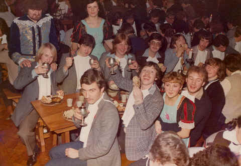 Worsley Old Hall Medieval Banquet 1978