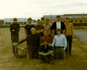 1968 Risley Apprentices at Egdon Hall