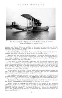 Phoenix P5 Cork Flying Boat - Ribble Estuary