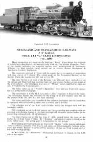 Nyasaland Trans Zambesi Railway G Class 3'6" Gauge 2-8-2 Vulcan Locomotive