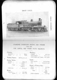 Indian State Railways Broad Gauge 4-4-0