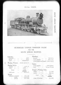 Vulcan Locomotive for South African Railways