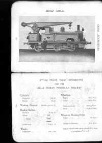 Steam Crane Tank Locomotive