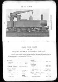 Western Australian Railway Crane tank