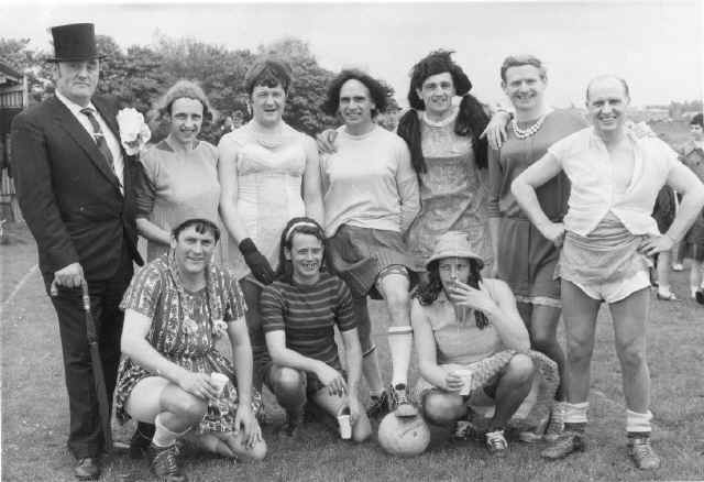 Vulcan Football Team in Drag Fancy Dress