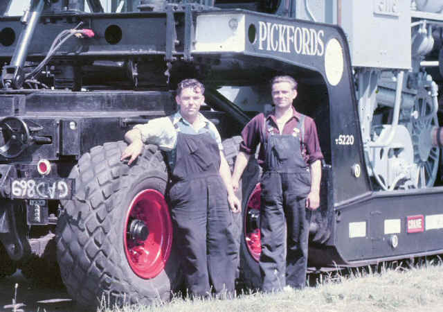 Pickfords (BRS) Road Transporter with Vulcan Foundry Load in 1949