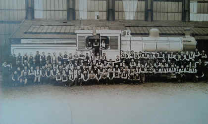 Vulcan Foundry Employees Group Photo circa 1912