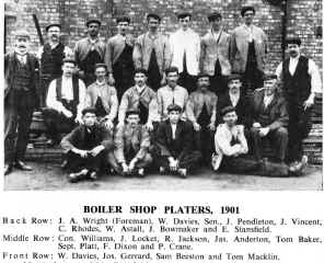 Vulcan Boiler Shop Platers 1901