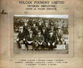 Vulcan Old Timers with 44 Years Service in 1923